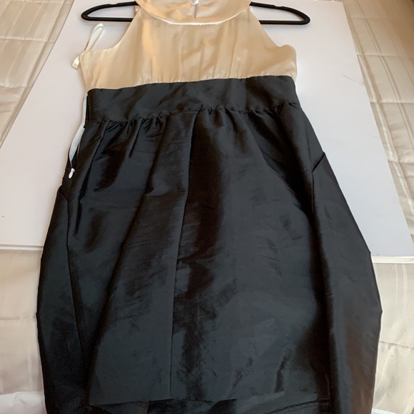 Alexia Admor Pearl Sequin Rhinestone Embellished Neck Silk Party Cocktail Dress - Picture 12 of 16